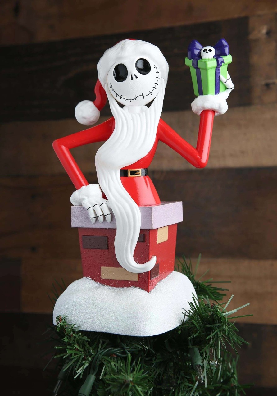 * | Nightmare Before Christmas Jack Skellington Santa Tree Topper