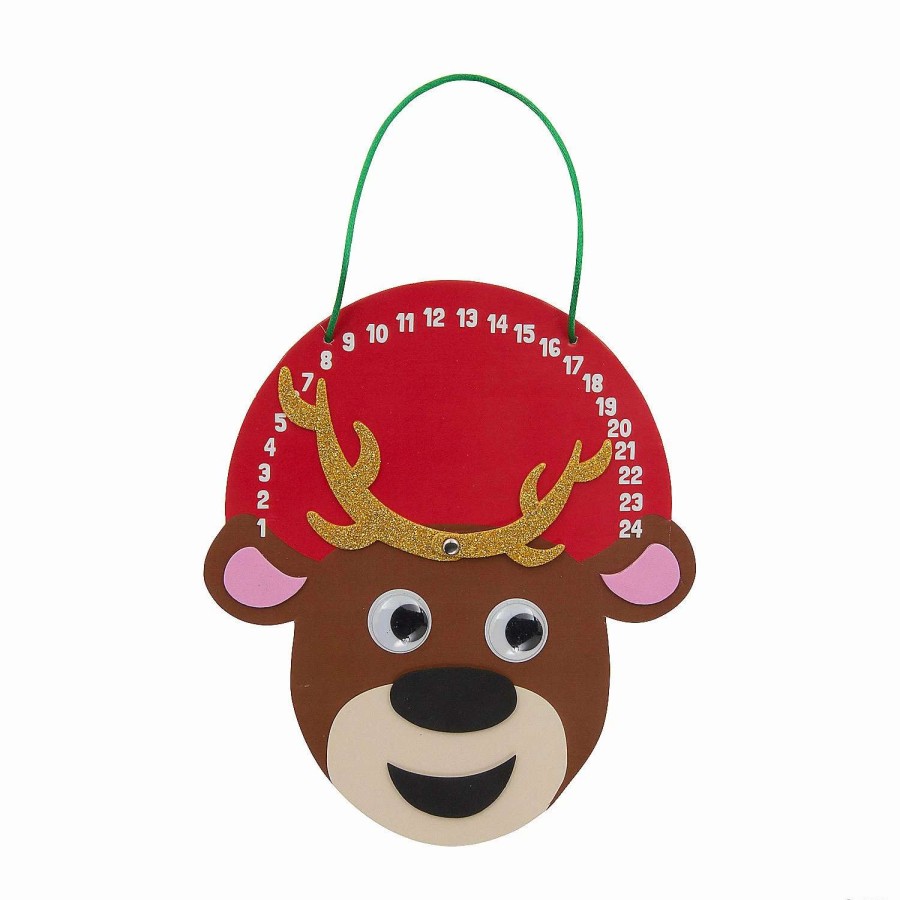 * | Reindeer Christmas Countdown Craft Kit Makes 12