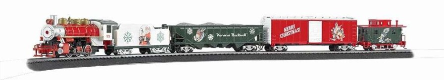 * | Bachmann 00741 Norman Rockwell Christmas Ho Gauge Steam Starter Train Set