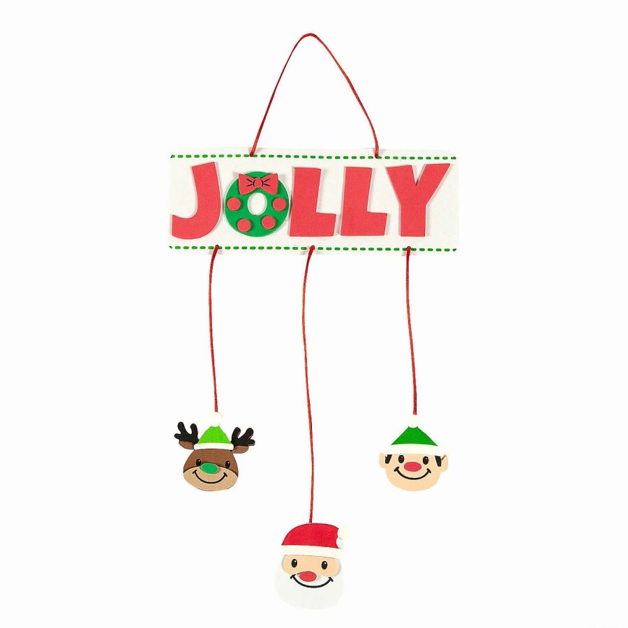 * | Jolly Christmas Mobile Craft Kit Makes 12