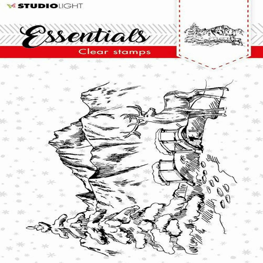 * | Studio Light Sl Clear Stamp Christmas Senery Essentials 74X105Mm Nr91