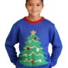 * | Tipsy Elves Youth Tacky Tree Ugly Christmas Sweater