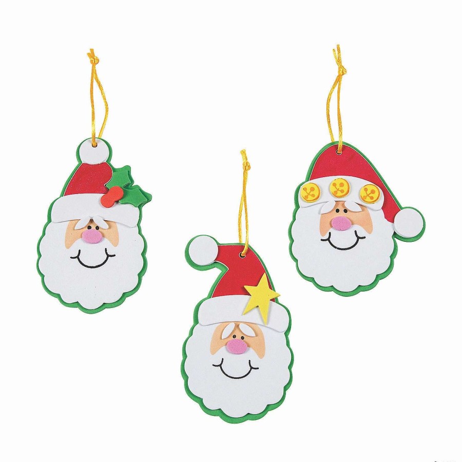 * | Simple Santa Christmas Ornament Craft Kit Makes 50