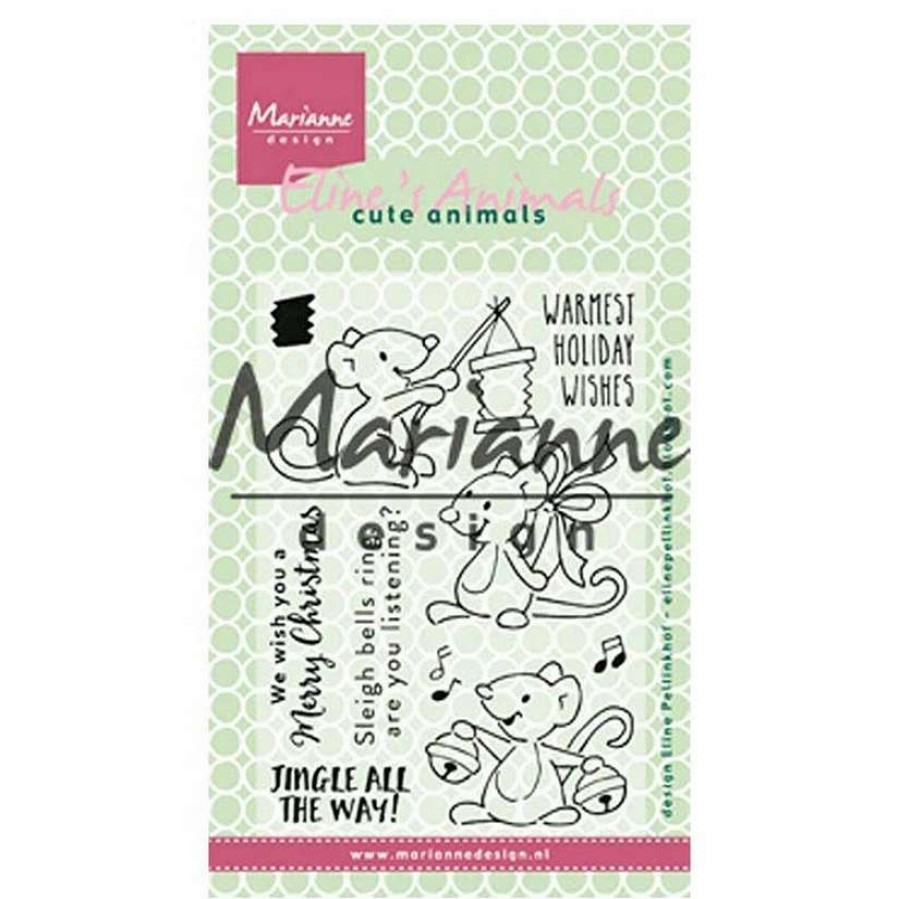 * | Marianne Design Stamps Eline'S Christmas Mice