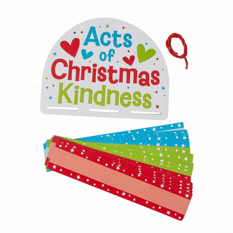 * | Christmas Kindness Chain Mobile Craft Kit Makes 12