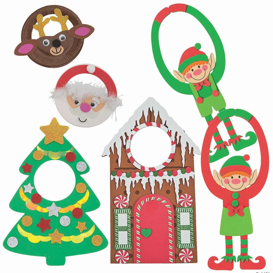 * | Christmas Doorknob Hanger Craft Kit Assortment Makes 48