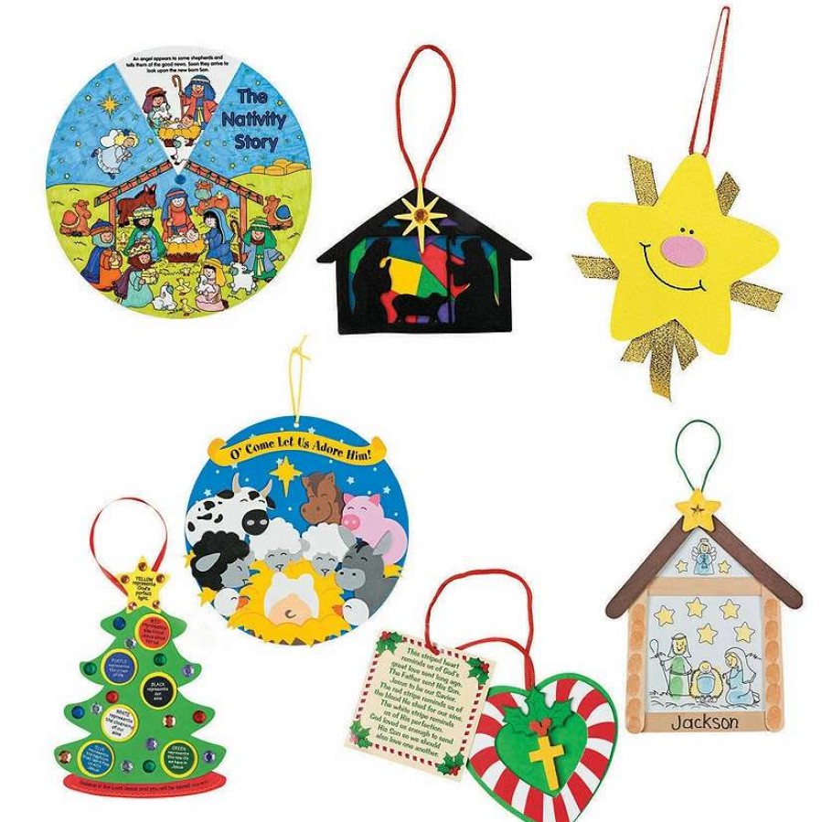 * | Mega Religious Christmas Craft Kit Classpack 84 Pc.