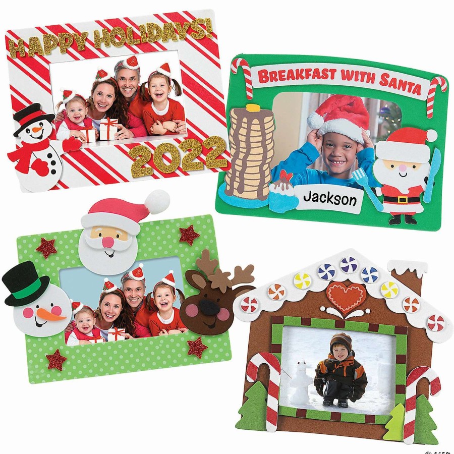 * | Christmas Picture Frame Magnet Craft Kit Assortment Makes 146