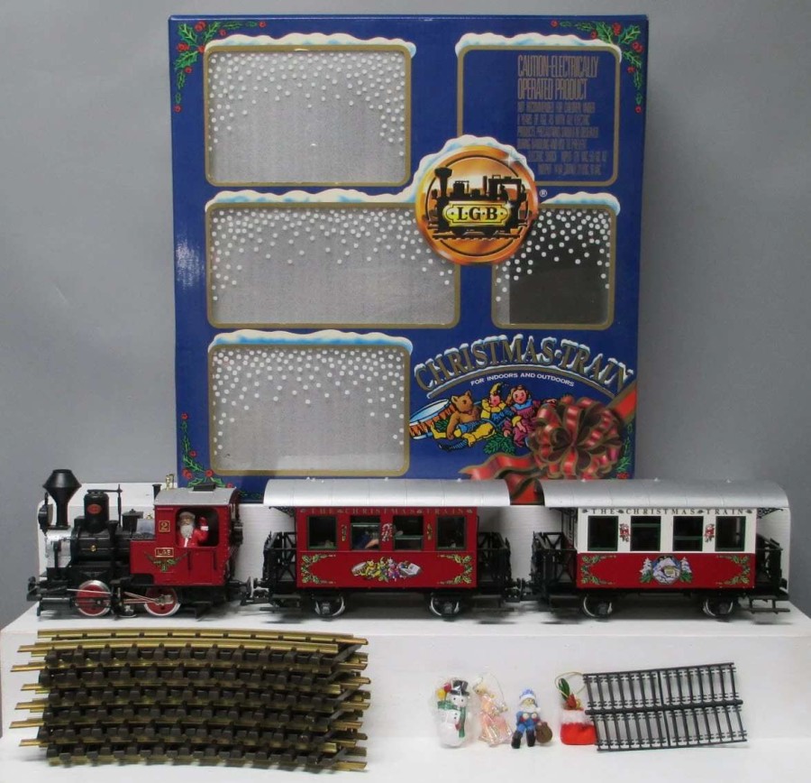 * | Lgb 20540Us G Scale Christmas Santa Train Steam Loco Pasenger Set Ex/Box