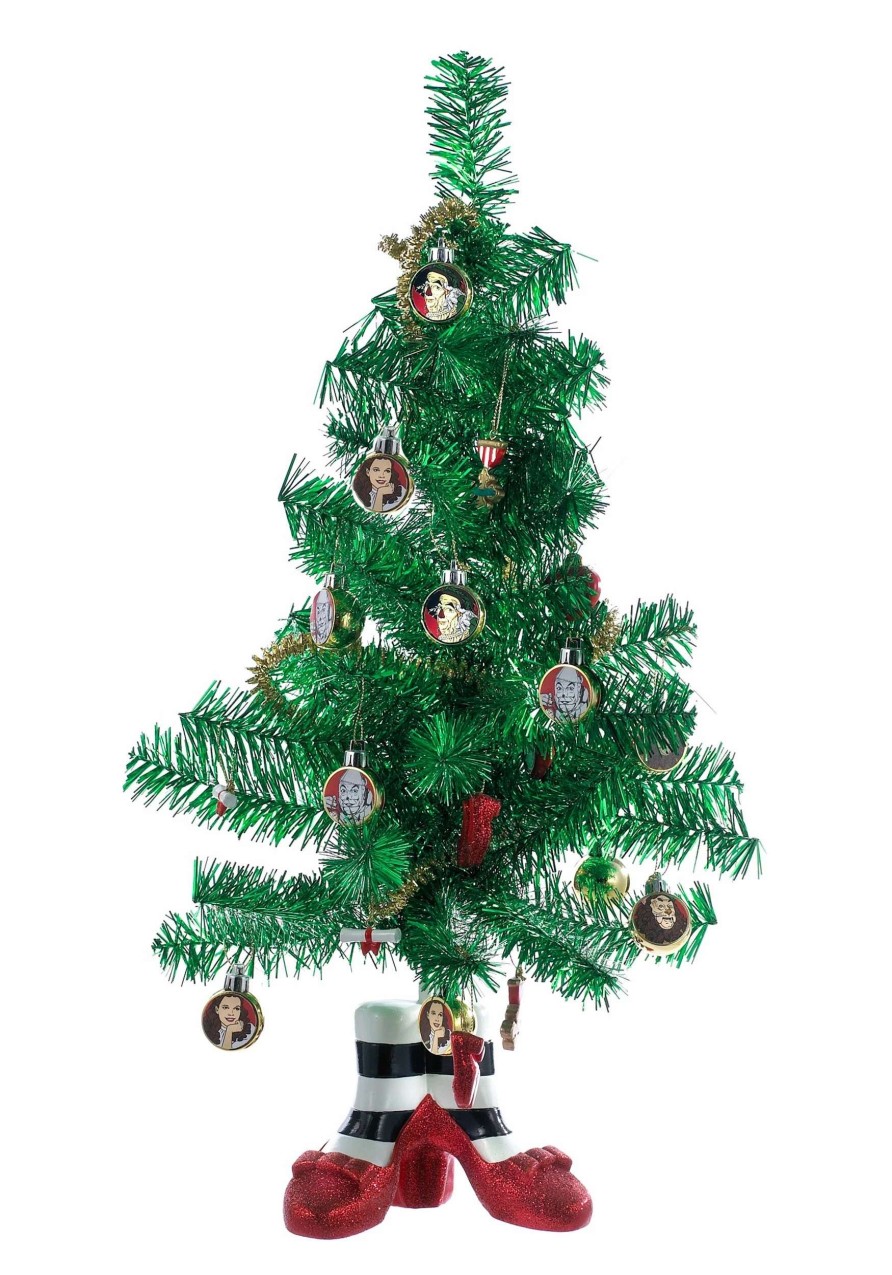 * | Wizard Of Oz Miniature Tinsel Christmas Tree