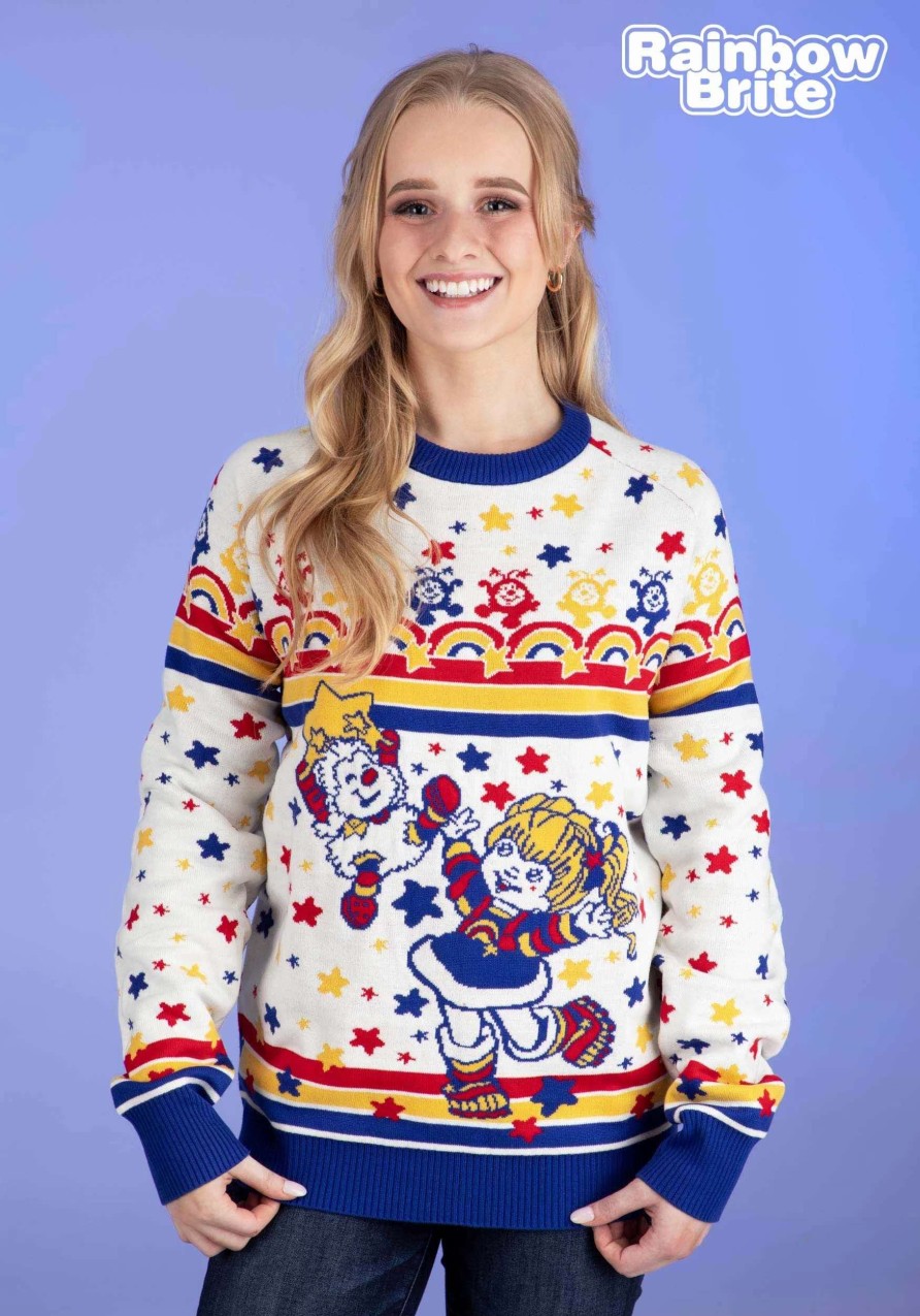 * | Classic Rainbow Brite Ugly Christmas Sweater For Adults