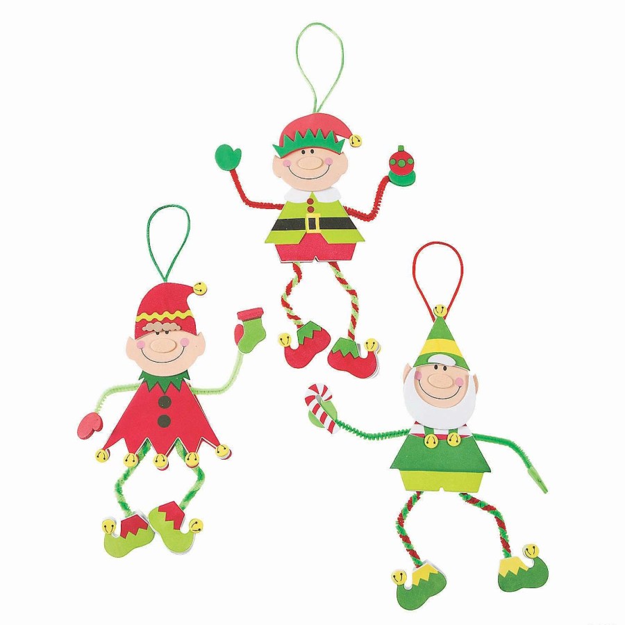 * | Make-An-Elf Christmas Craft Kit Makes 12