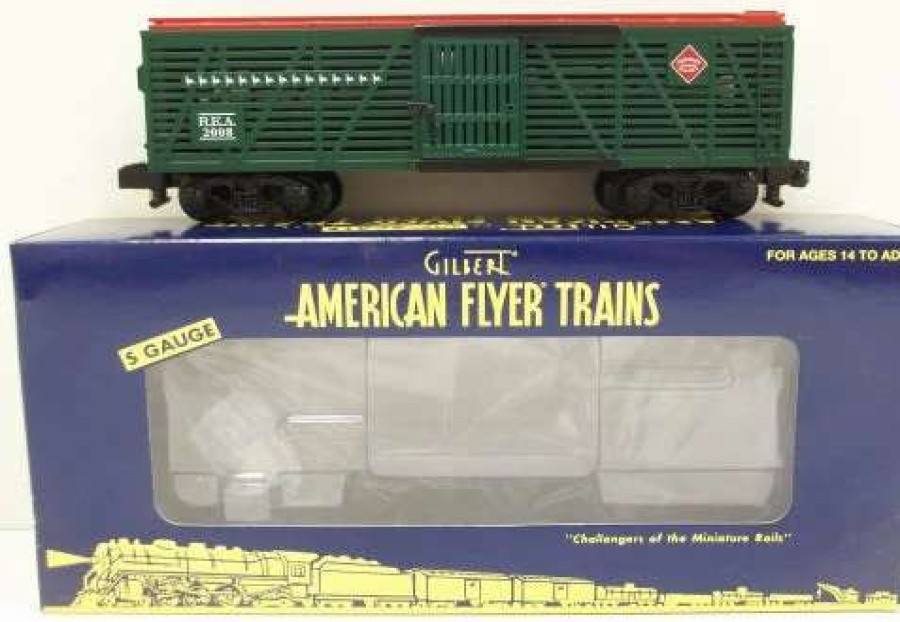 * | American Flyer 6-48375 S Scale Christmas Stock Car W/Reindeer