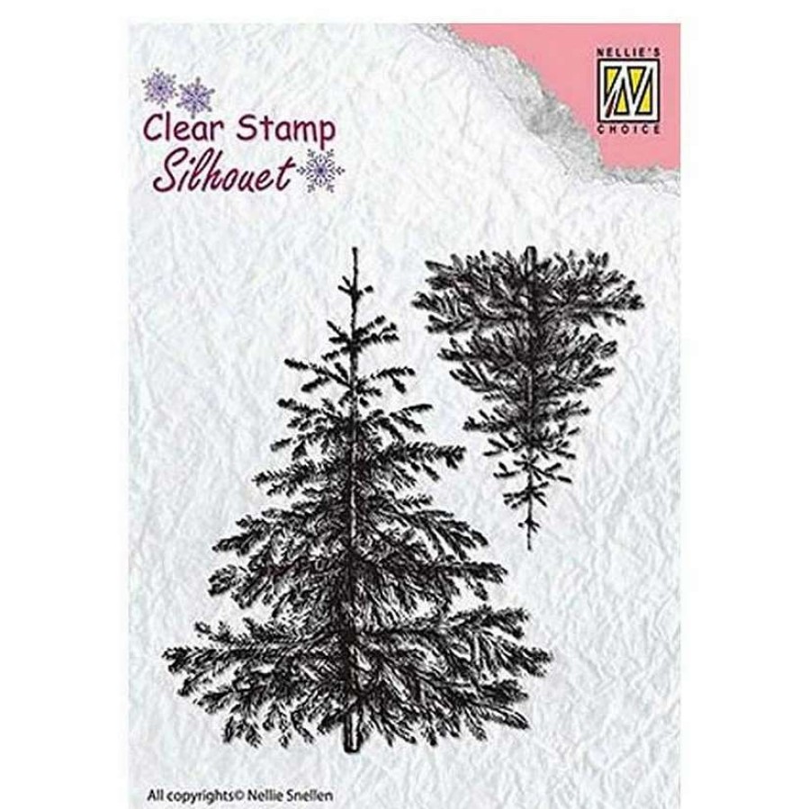 * | Nellie'S Choice Clear Stamp Christmas Fir Tree