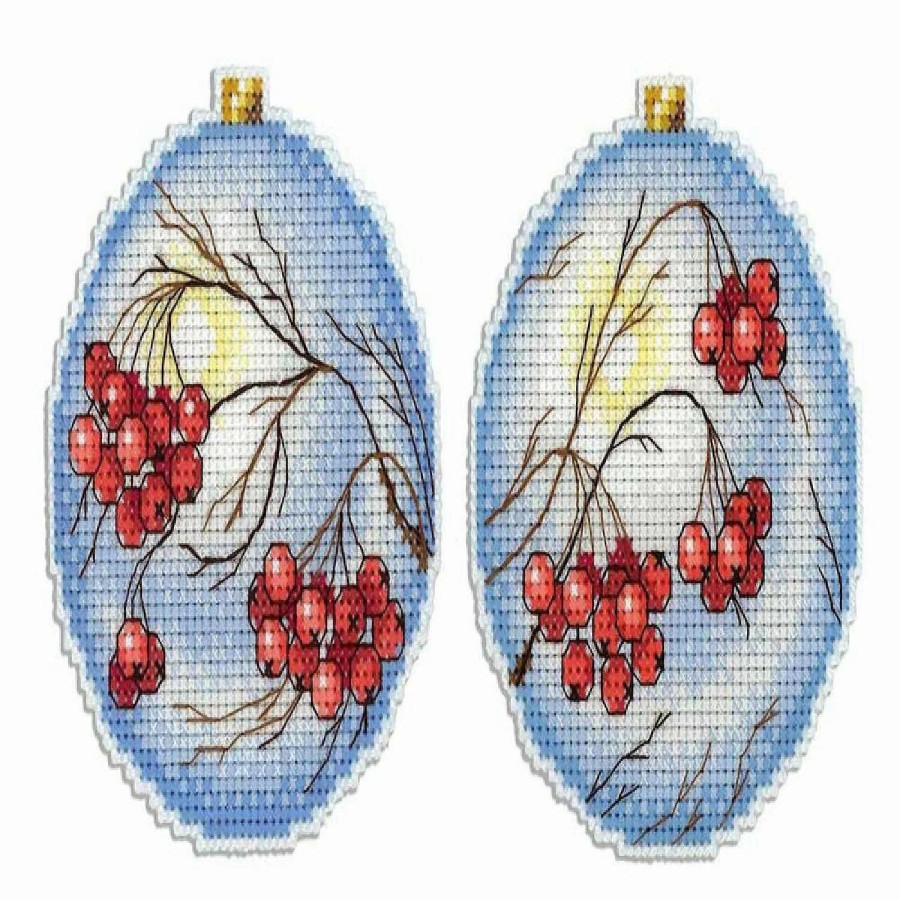 * | Mp Studia Christmas Tree Decoration Rowan Sr-166 Plastic Canvas Counted Cross Stitch Kit