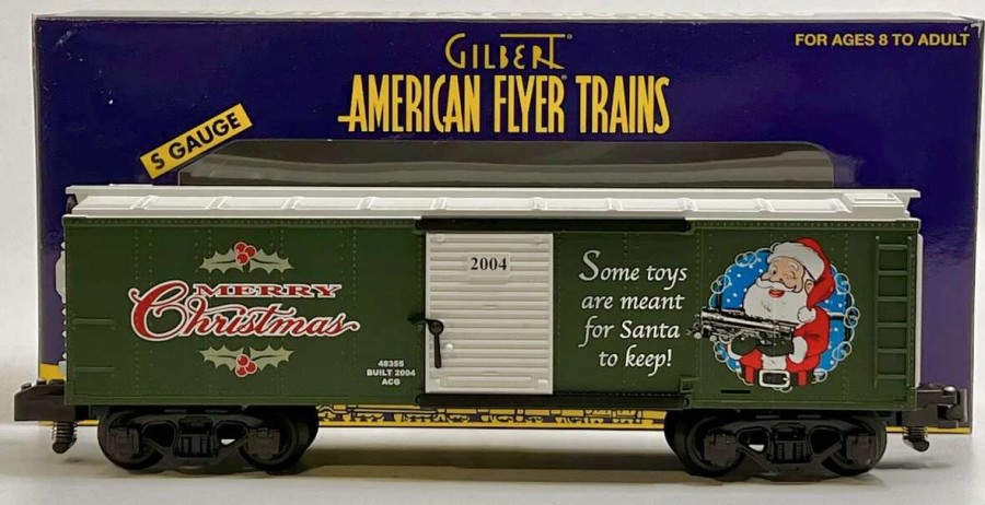 * | American Flyer 6-48355 S Gauge 2004 Christmas Box Car