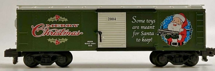 * | American Flyer 6-48355 S Gauge 2004 Christmas Box Car