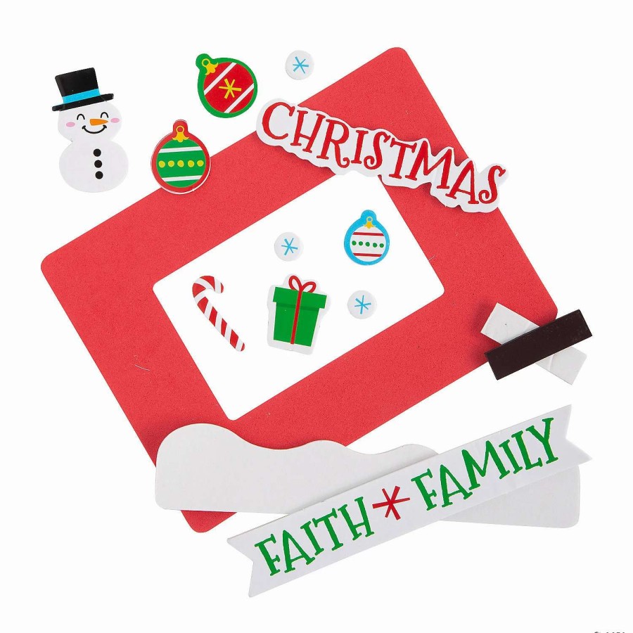 * | Faith Family Christmas Picture Frame Magnet Craft Kit Makes 12