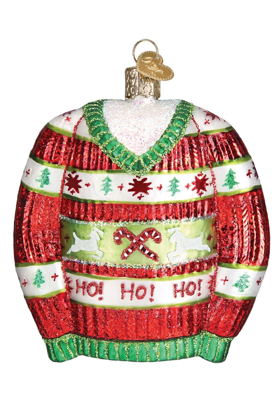 * | Glass Ornament Ugly Christmas Sweater