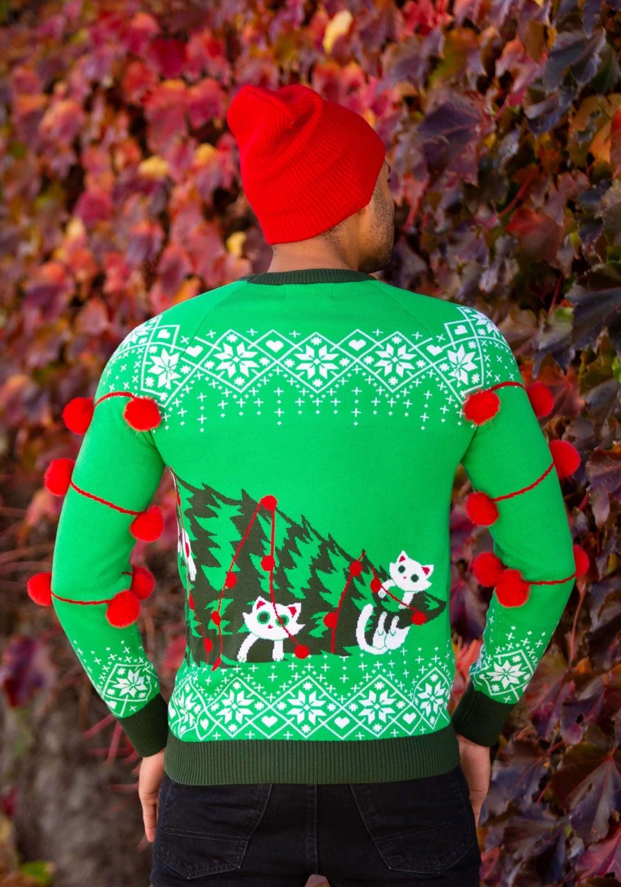 * | Kitten Trouble Ugly Christmas Sweater