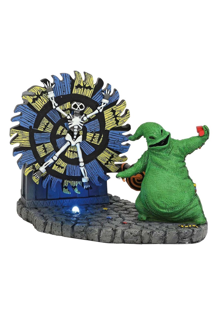 * | Nightmare Before Christmas Oogie Boogie Takes A Spin Lighted Figurine