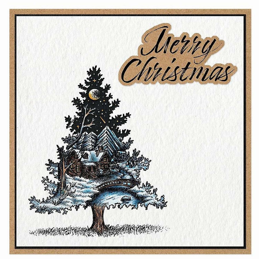 * | Studio Light Bl Clear Stamp Christmas Tree Essentials 105X148Mm Nr117