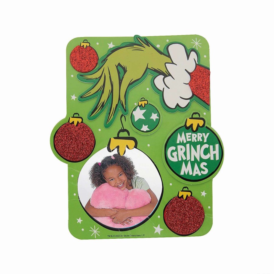 * | Dr. Seuss The Grinch Christmas Bulb Picture Frame Magnet Craft Kit