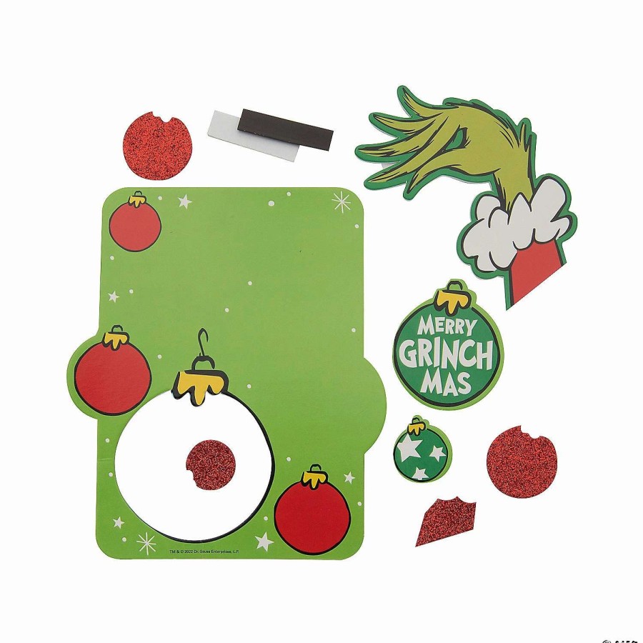 * | Dr. Seuss The Grinch Christmas Bulb Picture Frame Magnet Craft Kit