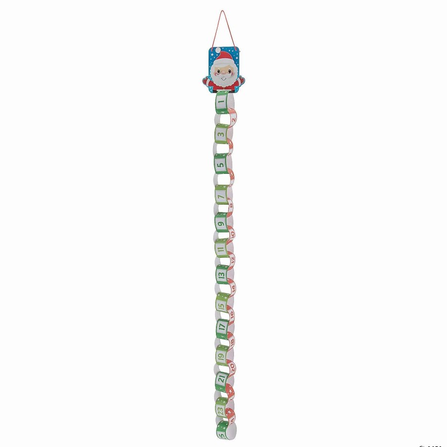 * | Christmas Countdown Paper Chain Craft Kit Makes 12