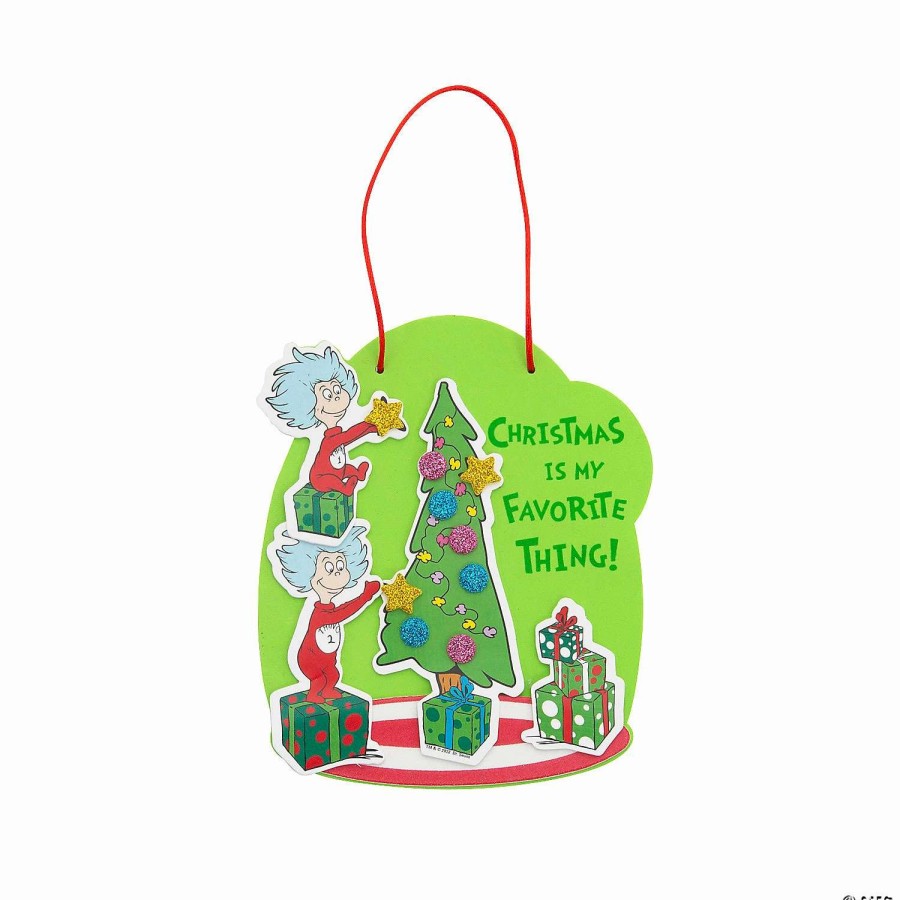 * | Dr. Seuss My Favorite Christmas Things Sign Craft Kit Makes 12