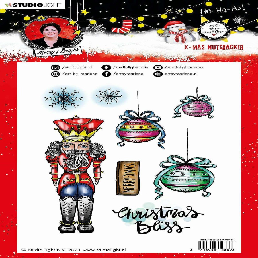 * | Studio Light Abm Clear Stamp Christmas Nutcracker Essentials 148X210X1Mm 1 Pc Nr81