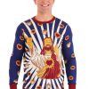 * | Jay And Silent Bob Buddy Christ Jesus Ugly Christmas Sweater