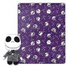 * | Nightmare Before Christmas Jack Skellington Skull And Crossbones Throw And Pillow