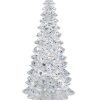 * | Large Christmas Light Up Swirling Glitter Tree Decoration