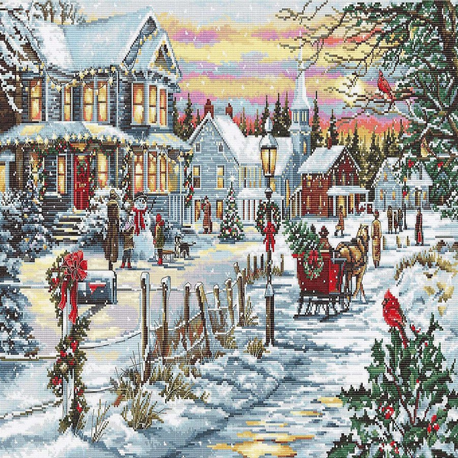 * | Crafting Spark (Wizardi) Christmas Eve B595L Counted Cross-Stitch Kit