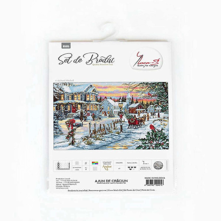 * | Crafting Spark (Wizardi) Christmas Eve B595L Counted Cross-Stitch Kit