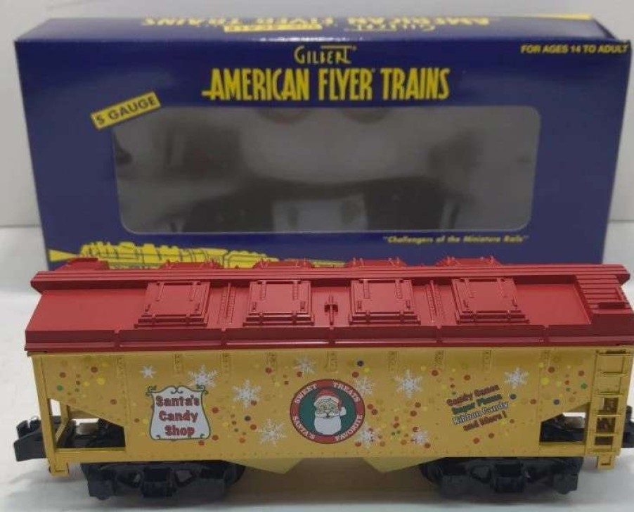 * | American Flyer 6-48632 S Scale American Flyer Christmas 2-Bay Hopper