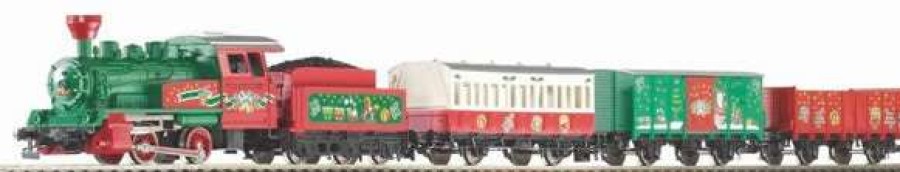 * | Piko 57081 Roadbed Christmas Ho Gauge Steam Starter Train Set