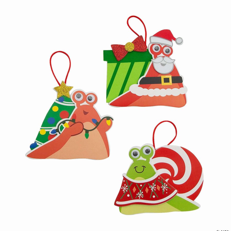 * | Christmas Snail Ornament Craft Kit Makes 12