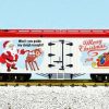 * | Usa Trains R13036 G 2018 Christmas Reefer Car Metal Wheels