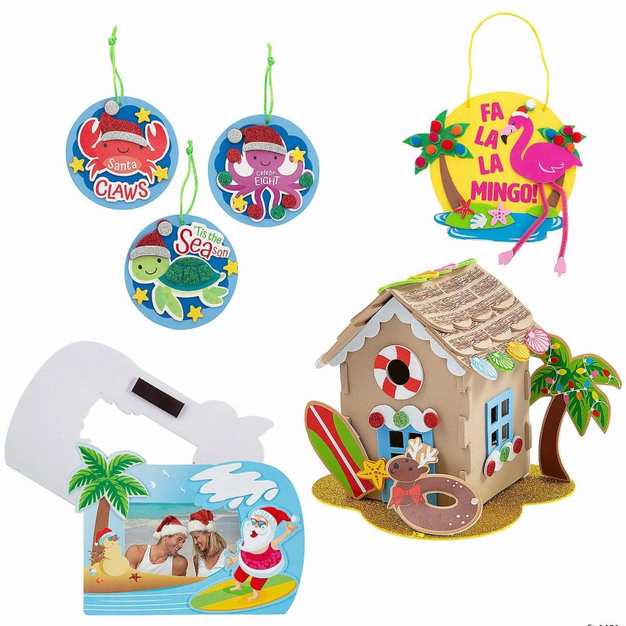 * | Tropical Christmas Craft Kit Assortment Makes 48