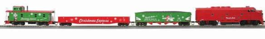 * | Mth 81-4006-1 Ho Christmas F-3 Diesel R-T-R Deluxe Freight Train Set W/Ps 3.0