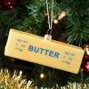 * | Stick Of Butter Glass Christmas Ornament