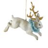 * | Jackalope W/Goldleaf Antlers Christmas Ornament