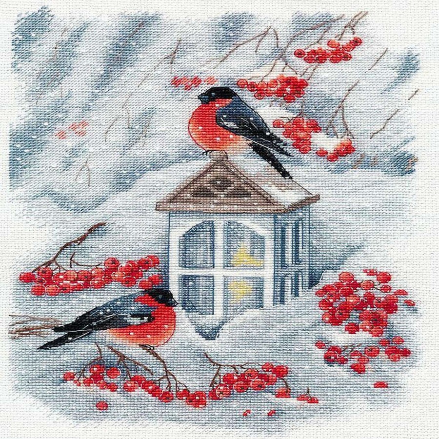 * | Oven And It`S Snowing, Christmas 1415 Counted Cross Stitch Kit