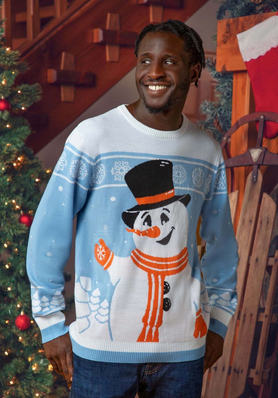 * | Friendly Snowman Ugly Christmas Sweater For Adults