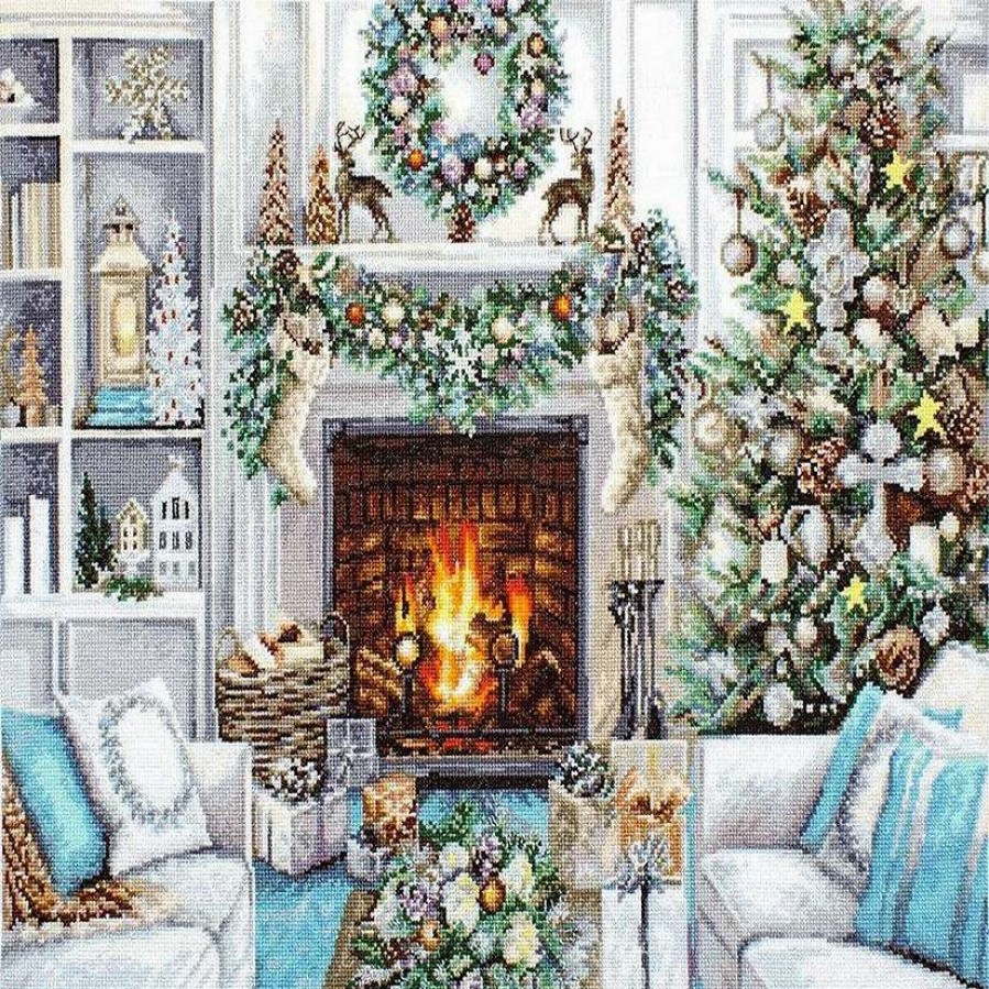 * | Luca-S Christmas Interior B2394L Counted Cross-Stitch Kit