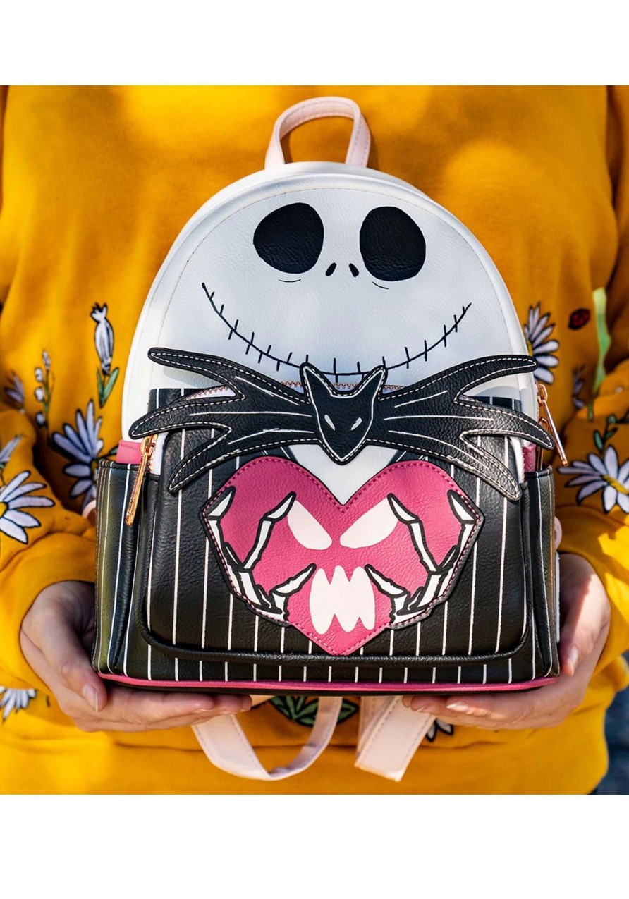 * | Loungefly Nightmare Before Christmas Jack Skellington Valo-Ween Mini Backpack