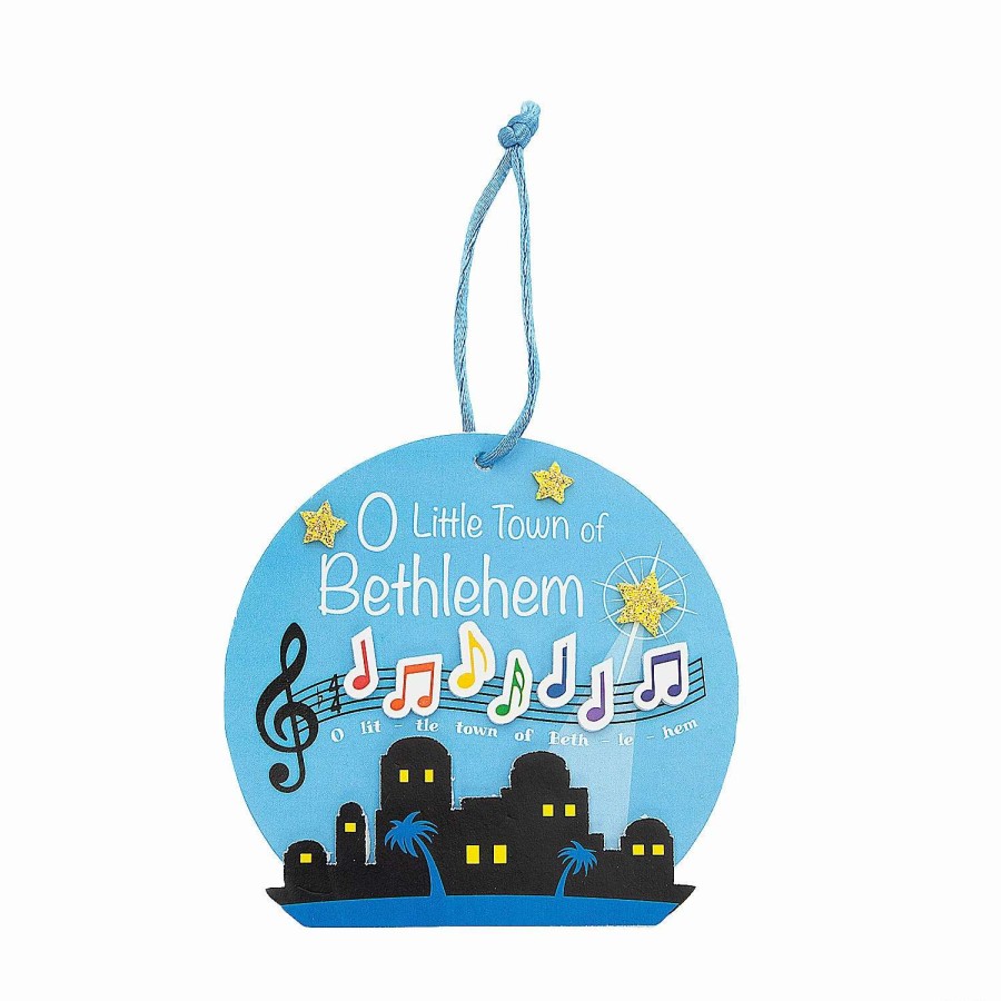 * | Little Town Of Bethlehem Christmas Ornament Craft Kit Makes 12