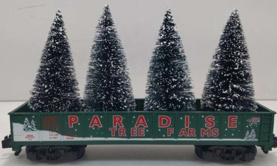 * | American Flyer 6-48566 S Gauge Gondola With Christmas Trees